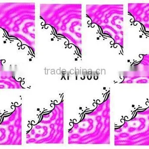 Pretty Woman Dry Nail Polish Appliques 14PCS Nail Polish Stickers thumbnail-1