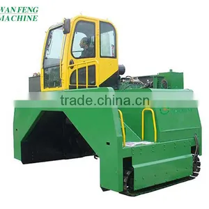 Mushroom Compost Crawler Composter Turning Machine thumbnail-2