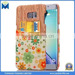 High Quality PU Leather Back Cover Case for Samsung Galaxy S6 Edge Plus thumbnail-4