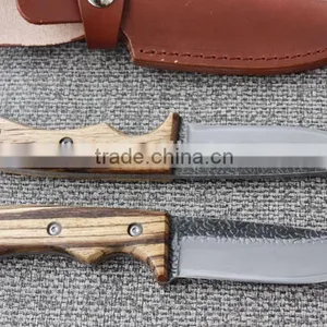 OEM Fixed Knife Handmade With Wood Handle UD50088 thumbnail-4