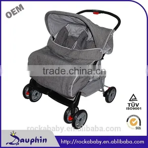 2016 New Style Baby Pram Baby Twin Stroller thumbnail-1