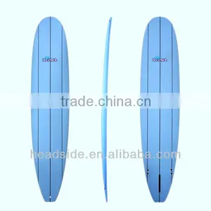High Quality Blue Design PU Core Longboard Surfboard Made in China thumbnail-1