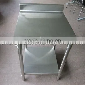 Stainless Steel Industrial Kitchen Restaurant Table With Under Shelf GR-401-01 thumbnail-1