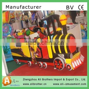 Best Quality Frp China Zhengzhou Alibrothers Amusement Ride Trackless Electric Train thumbnail-1