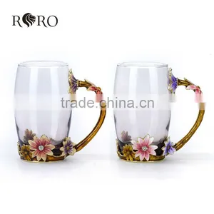 Craft Gift Pewter Handicraft Enamel Water Glass Gift Package Wedding Gift Business Gift thumbnail-1