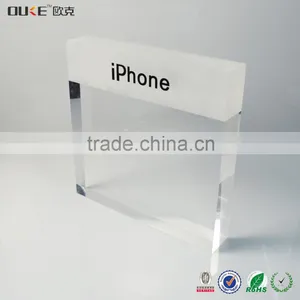 High Quality Clear Acrylic Iphone Display Block Wholesale thumbnail-3