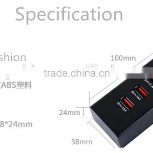 4 USB Port Wall Charger, 4 USB Port Wall Charger With US/EU Plug, China Manufacturer thumbnail-2