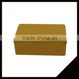 Colorful Custom Rectangle Packaging Tin Box Food Tin Box With Hinged Lid thumbnail-2