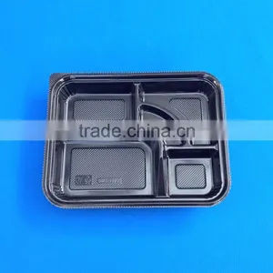 Plastic Disposable Lunch Box With Compartments thumbnail-3