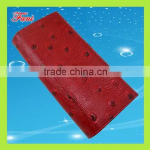 Imitation Ostrich Leather Slim pu Wallet thumbnail-4