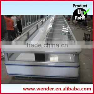 New Design Double Side Supermarket Top Open Island Freezer thumbnail-2