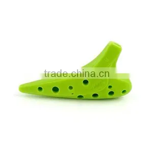 Decorative Light Green 12 Holes Zelda Ceramic Ocarina thumbnail-1