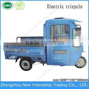 High Power Half Enclosed 3 Wheel Moto Tricycle thumbnail-2