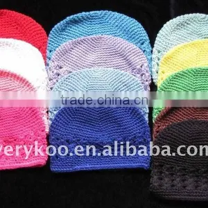 Newborn Baby Crochet Beanie Kufi Hats FCK-118660250 thumbnail-1