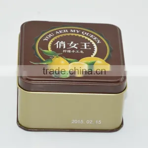 Square Tin Watch Storage Box,oem Tin Watch Box / Fossil Watch Box,watch Tin Box Packaging thumbnail-3