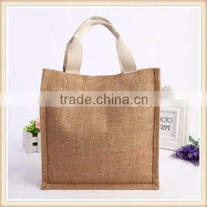 Factory Directly With High Quality Printed Jute Shopping Bags thumbnail-2