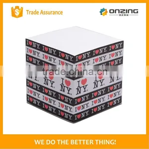 Non Sticky Woodfree Paper 4 Sides Custom Printing Cube Notepad thumbnail-1