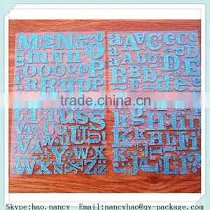 Self-adhesive Printed Letter Labels for Kids/Glitter Letter Sticker thumbnail-3