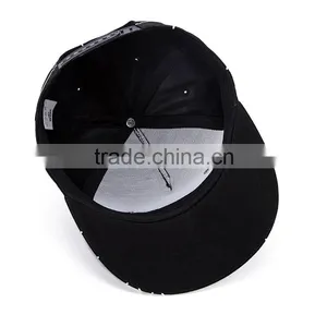Wholesale Custom Design Your Own Logo 100% Acrylic High Quality Snapback Hat thumbnail-4