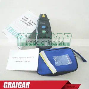 Photoelectric Digital Tachometer DT2234A Non-contact Laser RPM Meter thumbnail-1