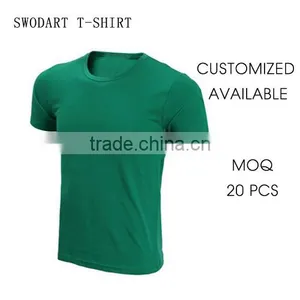 2016 OEM T-shirt Factory Green T-shirts Low MOQ t Shirts Sports Skin Shirt Fashion Style T-shirt Quick Dry T-shirts thumbnail-1