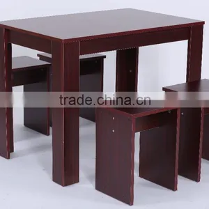 2016 New Design Wooden Dining Table With 4 Seats thumbnail-4