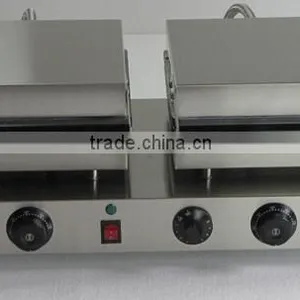 Double Head 220v Commercial Electric Rectangle Cone Waffle Baker _round Waffle Maker thumbnail-2