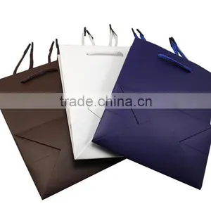 2016 Good Quality Printed Paper Gift Packaging Bags Pink Jewelry Bags Wholesale thumbnail-1