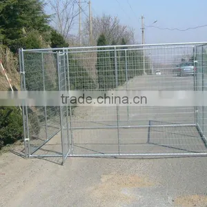 Galvanized Big Outdoor Dog Cage thumbnail-6