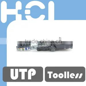 Taiwan Supplier Direct Attach Toolless Adjustable RJ45 UTP Modular Plug for Cat 6A Cable thumbnail-2