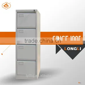 Office File Storage Solutions 4 Drawers Metal Vertical Filing Cabinet thumbnail-1