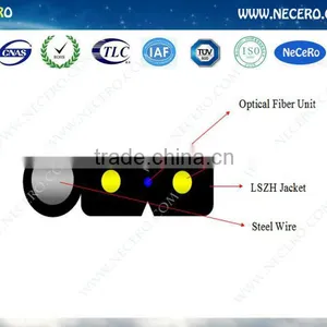 Self-supporting FRP Simplex (duplex) FTTH Drop Cable thumbnail-6