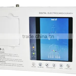 3 Channel 12 Lead Color Screen ECG EKG Machine Electrocardiograph by Wholesale Price thumbnail-3