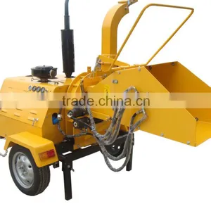 Diesel Powered Wood Chipper, Towable Wood Chipper thumbnail-1