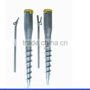 Hot Dipped Galvanized Ground Screw Anchor for Fence thumbnail-5
