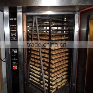 32 Trays Stainless Steel Bread Machine/bread Baking Oven/rotary Rack Oven thumbnail-6