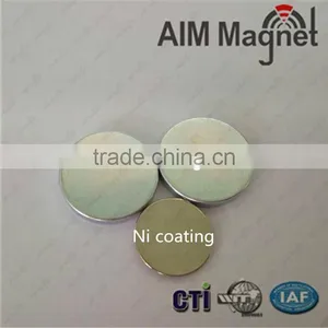 14mm Dia x 2mm Thick N42 Neodymium Magnet thumbnail-2