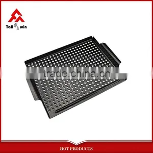 Factory Price Stainless Steel Foldable BBQ Grill Pan With Handle thumbnail-6