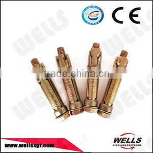 Factory Manufacturer CE Yellow Galvanized Metal Welded Israel Sleeve Eye Anchor thumbnail-1