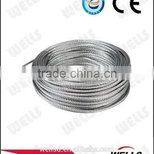 WELLS 45mm Galv Steel Wire Rope Steel Strand Cable 1x19 thumbnail-2