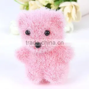 Creative Potted Decor Handmade Simulation Bear Flocked Animals Toy thumbnail-1