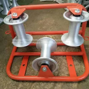 Three Wheel Corner Cable Pulley Roller thumbnail-2
