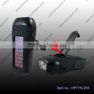Solar Hand Dynamo Torch thumbnail-1