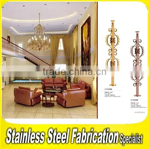 Modern Design Carving Decorative Indoor Aluminum Stair Baluster thumbnail-2
