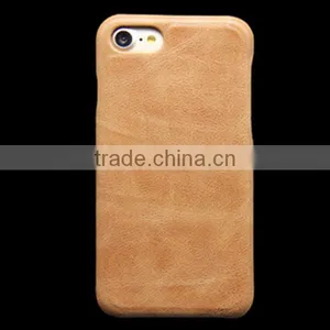 2017 Best Selling Full Edging Conservation Phone Case, Creative Real Leather Hard Phone Shell For IPhone7 thumbnail-1