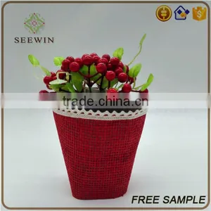 Red Color Garden Pots for Sale Planting Pots Cheap Plant Pot thumbnail-1