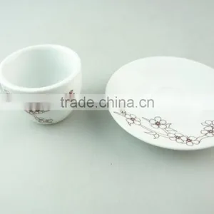 Decorated Porcelain Coffee Cup and Saucer , Cheap Cup and Saucer for Wholesale thumbnail-2