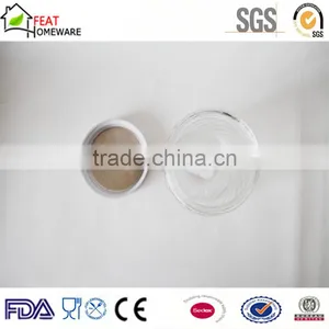 Wholesale High Quality Glass Jar Glass Food Storage Pot With Metal Cap thumbnail-2