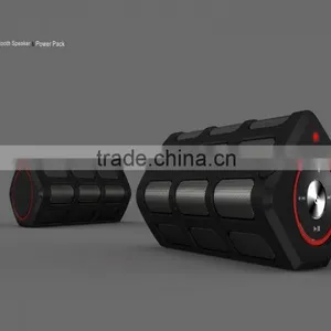 2015new Hot Sell Waterproof Bluetooth Speaker Power Bank 7800mAh thumbnail-3