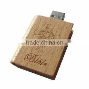 Cheap Promotion Wood Usb Stick With Logo Print thumbnail-1